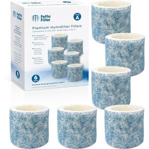 3-PACK Antimicrobial Humidifier Filters Type A for w/Honeywell HAC-504AW HCM 350